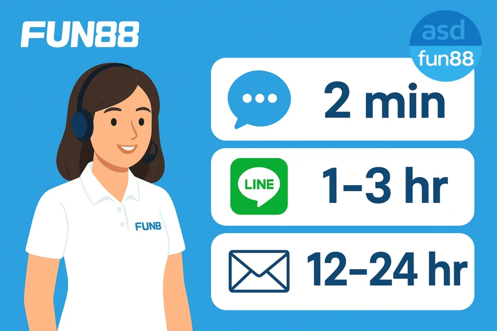 ติดต่อ fun88